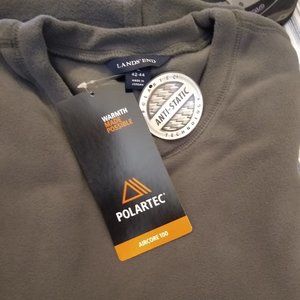 Lands End Polartec Fleece Shirt NWT